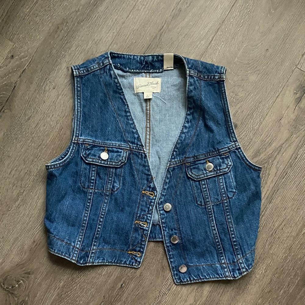 Blue Denim Vest